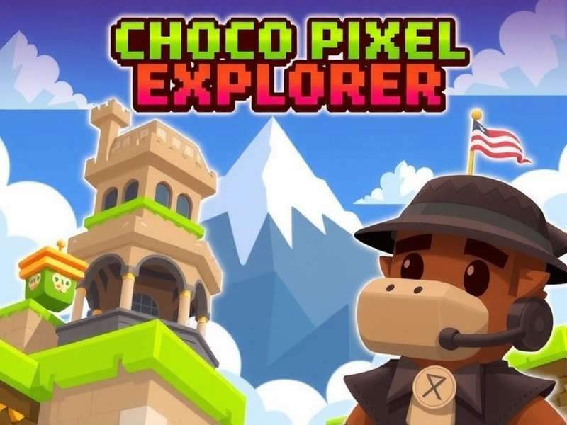 Choco Pixel Explorer - Explore the pixel world with sweet adventures Choco Pixel Explorer Game Banner