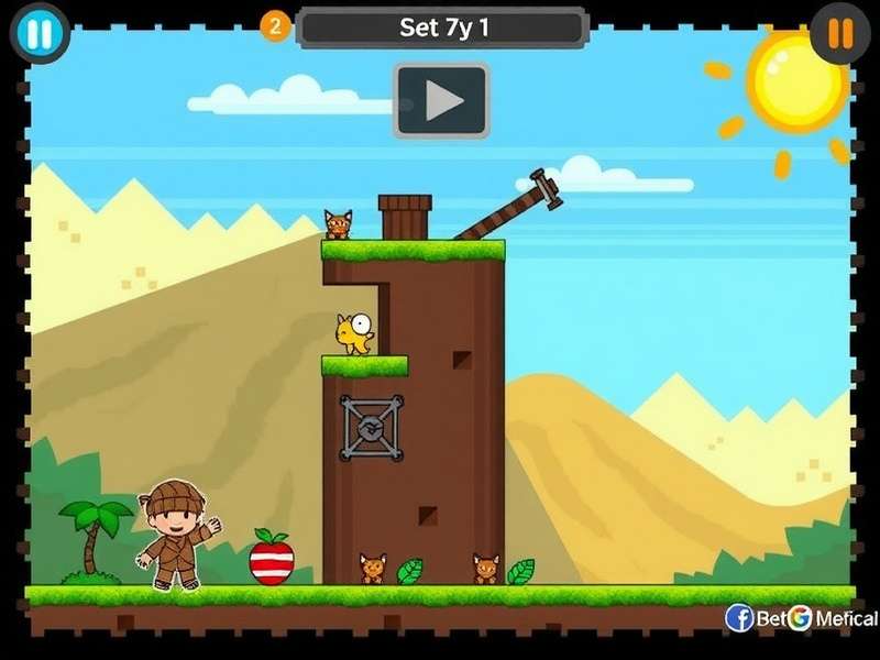 Choco Pixel Explorer - Engaging gameplay with pixel art visuals Choco Pixel Explorer Gameplay Screenshot